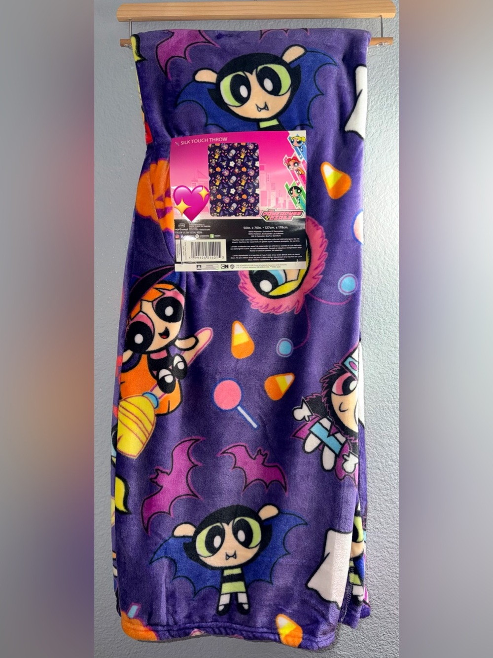 NEW Power puff Girls Halloween blanket
